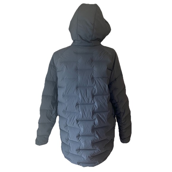 Mountain Hardware Stretch Down  Parka Men's Size Med Black Hooded Warm - Picture 7 of 11